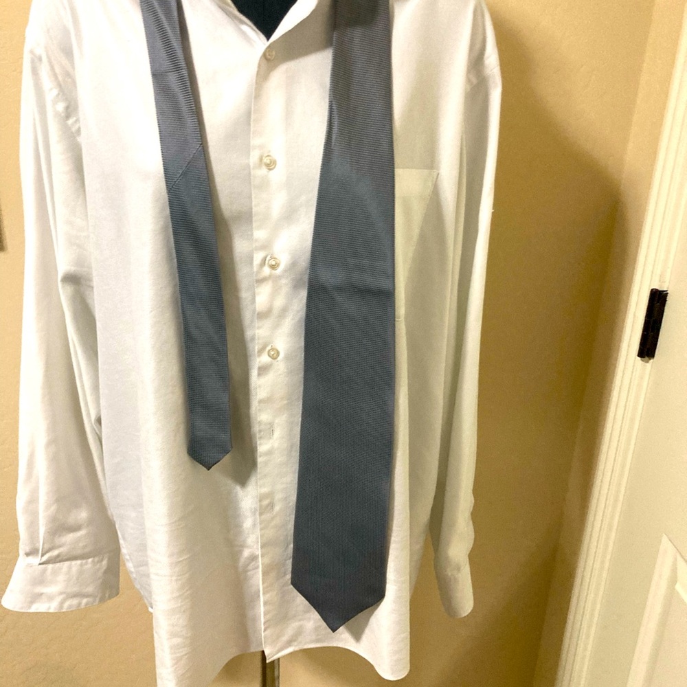 Zegna silk tie in grey